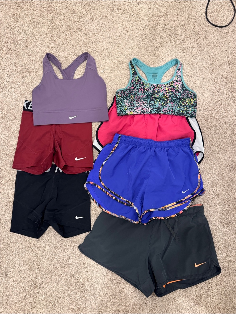 Set of 7 Nike Athletic wear Sizes M - L